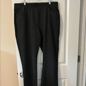 Women’s Charcoal Gray Pull-On Knit Pants